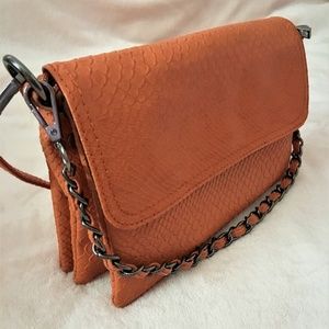 3 Layers Orange Clutch bag